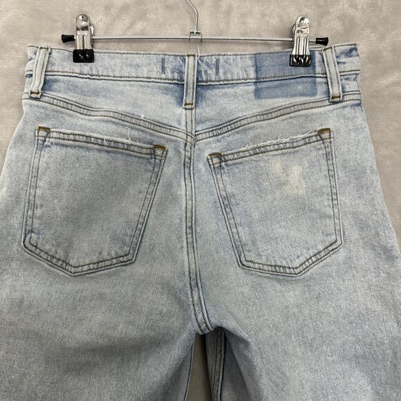 Abercrombie & Fitch Jeans Womens The Mom High Rise Distressed Stretch 27x25.5 - Picture 9 of 14